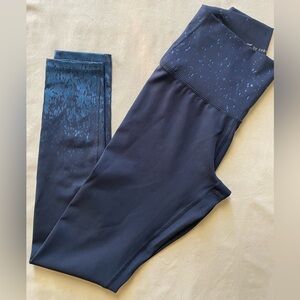 Z by Zobha Dark Blue Leggings with Shine Detail